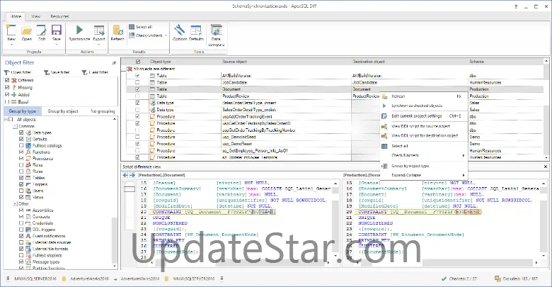 Apex SQL Diff