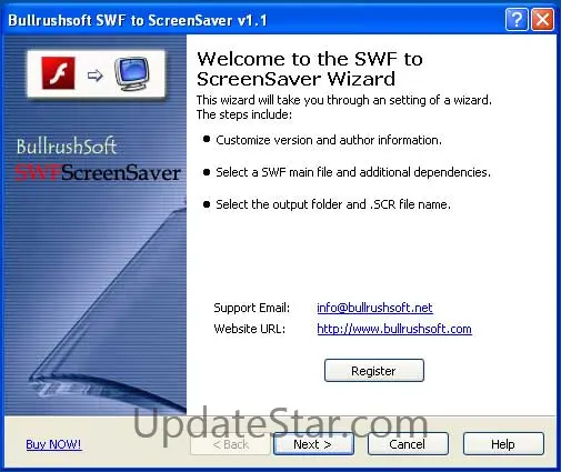 SWF to ScreenSaver