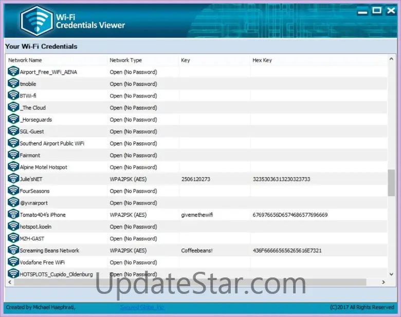 Wifi Credentials Viewer 1.0.0.7
