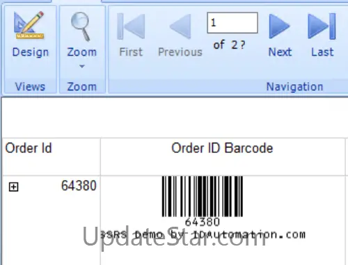 IDAutomation Linear SSRS Barcode Script 19.1