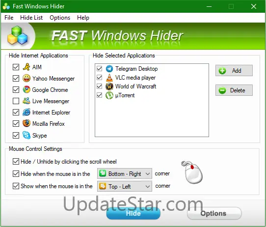 Fast Windows Hider 11.2.1