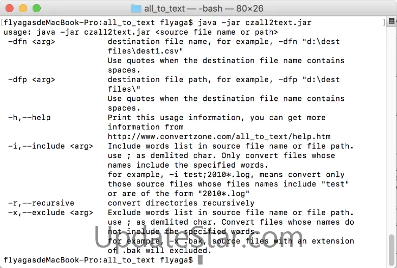 CZ All to Text for Java 1.0
