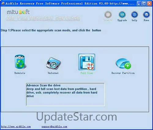 Aidfile free data recovery software 3.674