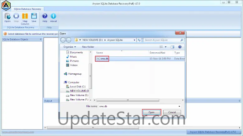SQLite Database Recovery 17.0