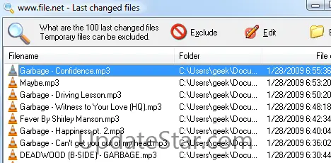 Last Changed Files 1.4
