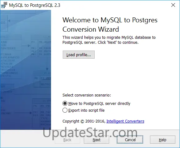 MySQL-to-PostgreSQL 4.5