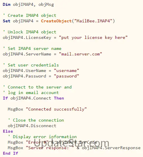 MailBee IMAP4 9.1