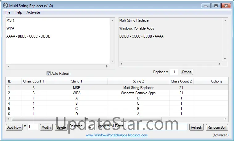 Multi String Replacer 1.0