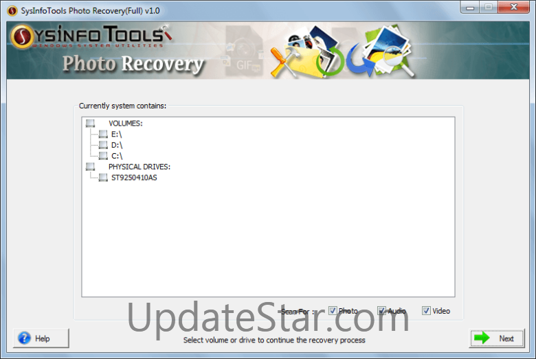 SysInfoTools Photo Recovery 1.0