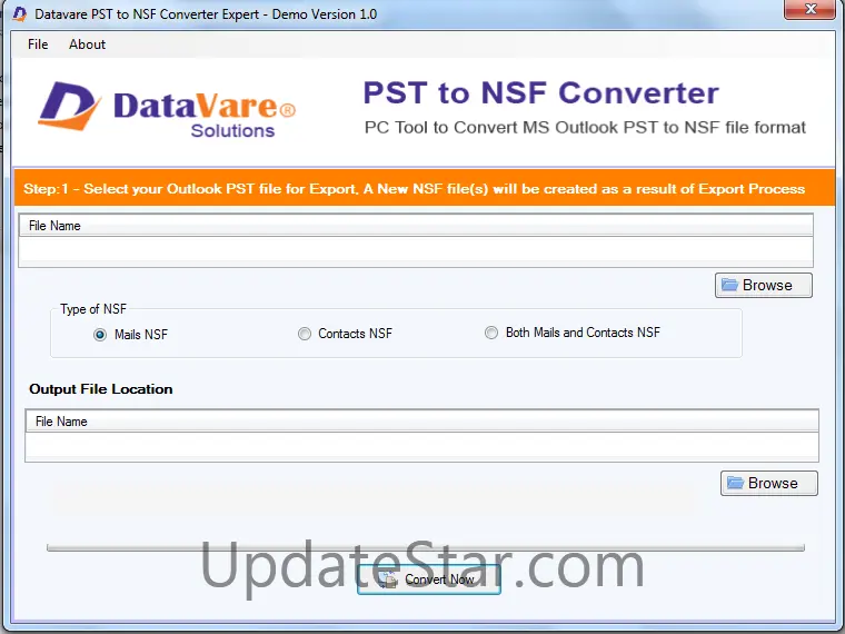 DataVare PST to NSF Converter Expert 1.0