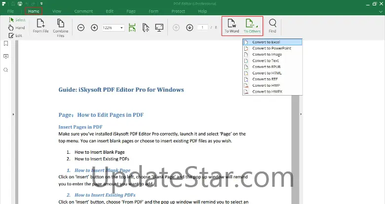 iSkysoft PDF Editor Professional for Windows