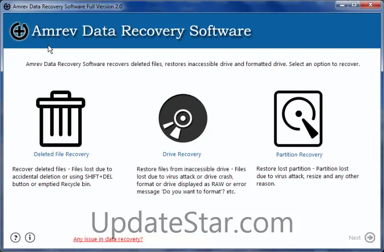 Amrev Data Recovery Software 2.1