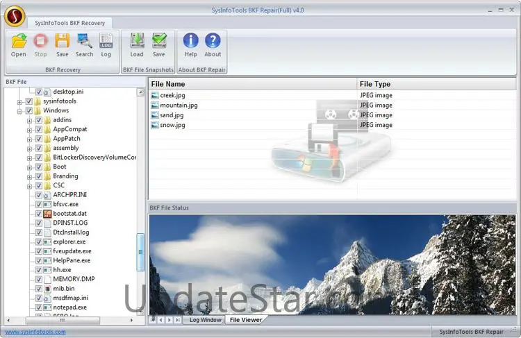 SysInfoTools BKF Recovery 4.0
