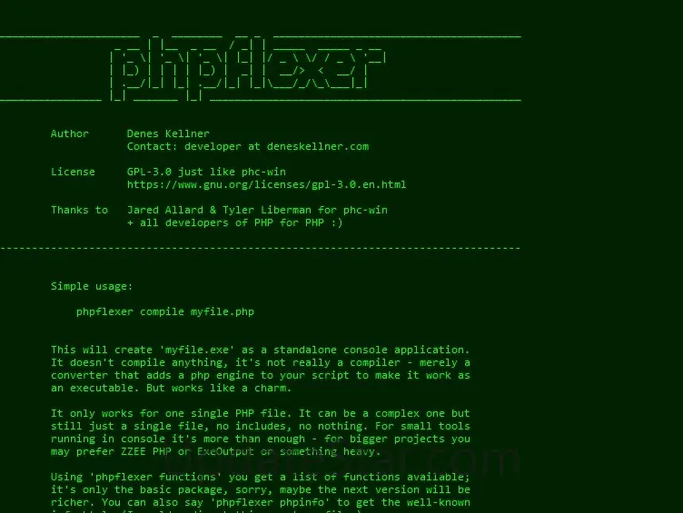 PHPFlexer 1.0.2508