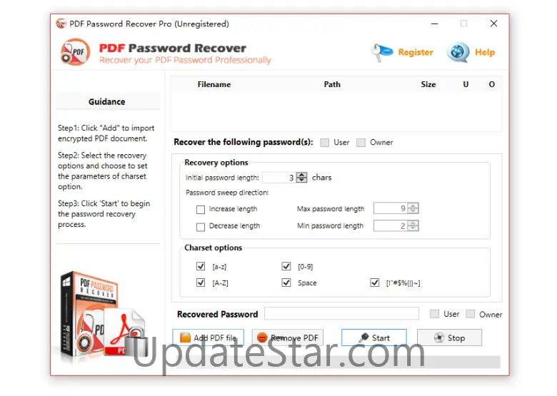 PDF Password Recover 3.2.1
