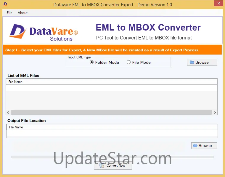 DataVare EML to MBOX Converter Expert 1.0