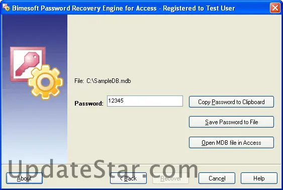Password Recovery Engine for Access 1.2