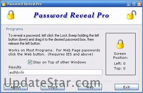 Password Reveal Pro 1.0