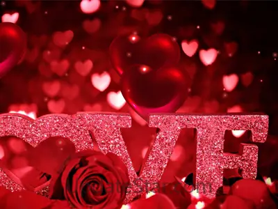 Romantic Hearts Screensaver 2.0