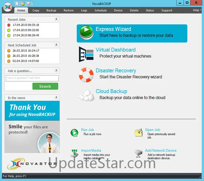 NovaBACKUP® Server 19.1