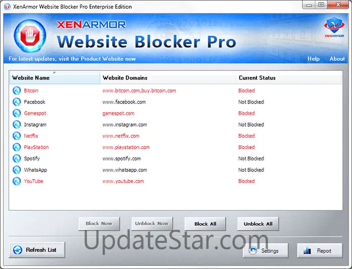 XenArmor Website Blocker Pro 2.0