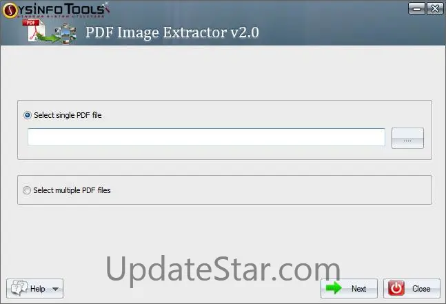 SysInfoTools PDF Image Extractor 2.0