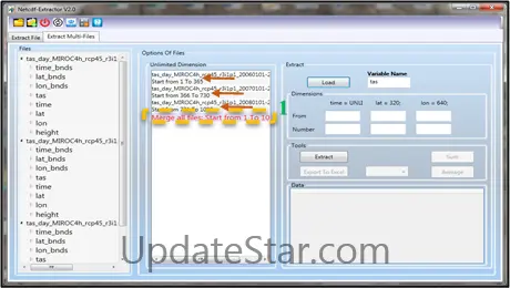 Netcdf Extractor 2.0