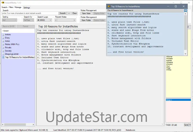 InstantNotes 1.4
