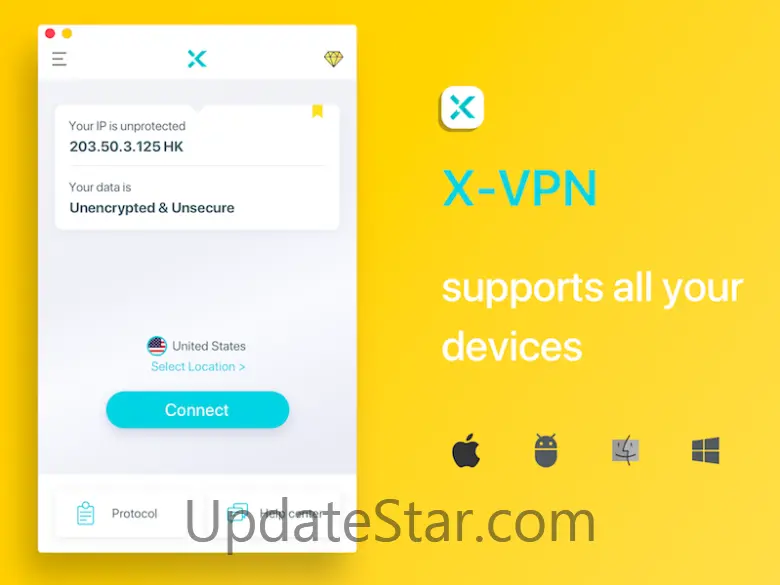 X-VPN for Windows - Unlimited Free Proxy 17.0