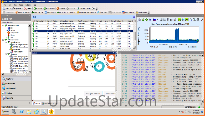WebWatchBot Website Monitoring Software 8.0.1