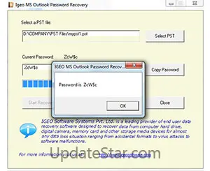IGEO MS OUTLOOK PASSWORD RECOVERY 1.0