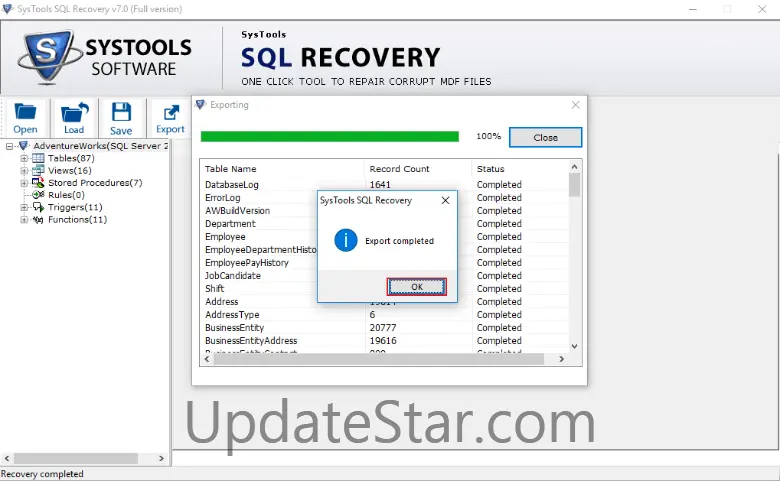 SysTools SQL Recovery 11.0