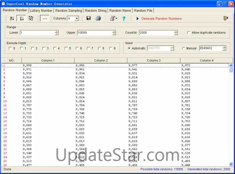 SuperCool Random Number Generator (Site License)