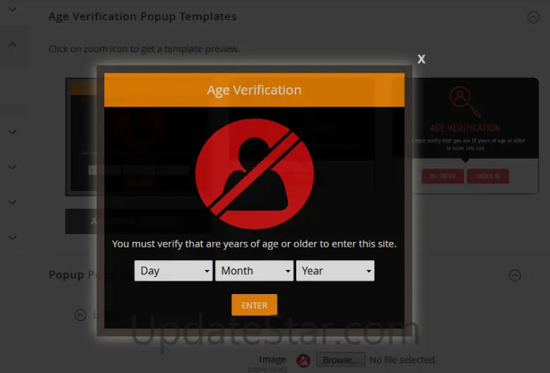 Age Verification Pop Up Magento 2 1.0.1