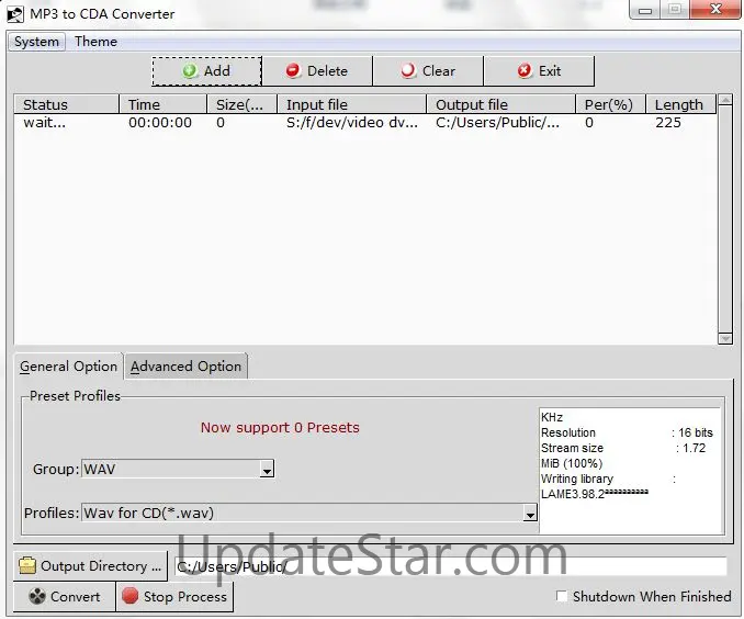 MP3 to CDA Converter Pro 1.0.2