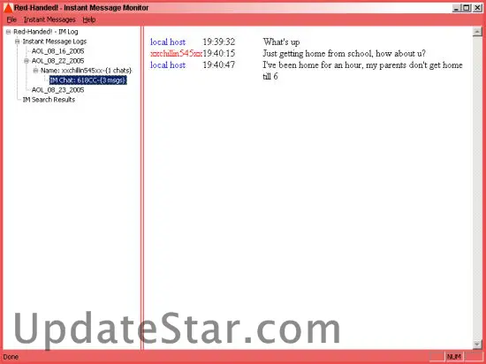 RedHanded.Net: Record Instant Messages! 2.5.0
