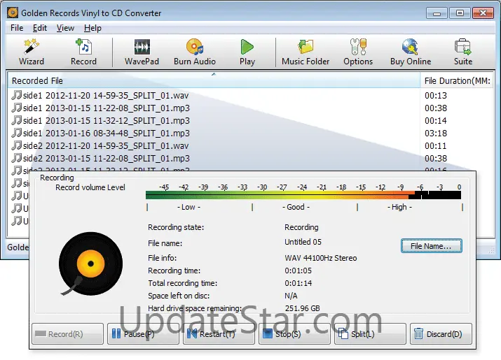 Golden Records Vinyl  to CD Converter 2.8