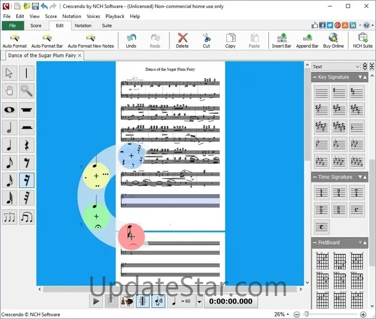 Crescendo Music Notation Software Free 3.7