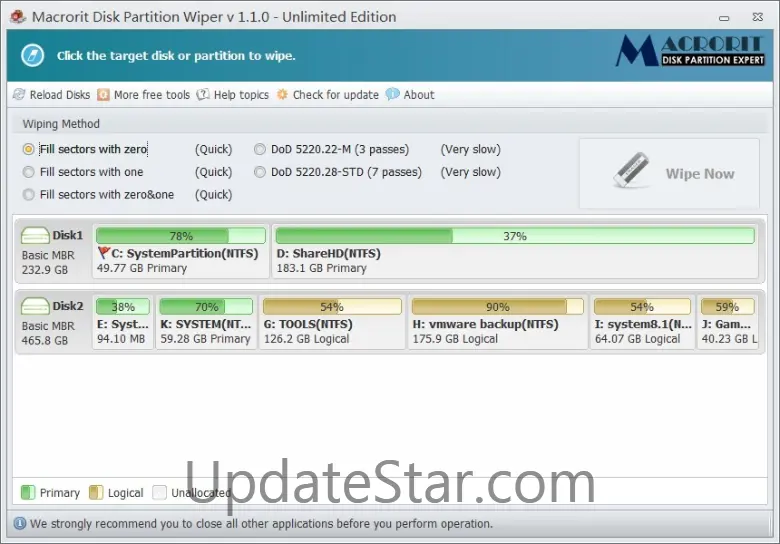 Macrorit? Data Wiper Unlimited Edition computers)