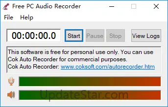 Free PC Audio Recorder 3.1