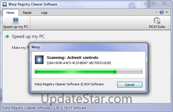 Warp Registry Cleaner Software Free 1.14