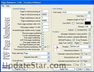 Mac PDF Page Numberer Batch 2.3