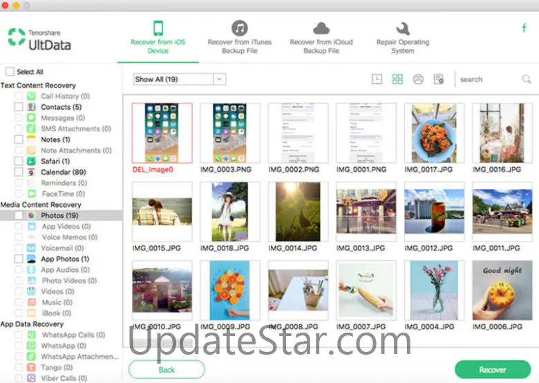 Tenorshare iPhone Data Recovery for Mac 9.2.6