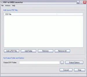 PDF to DWG Converter 7.1