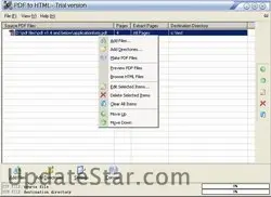 PDF to HTML batch converter command line 3.0