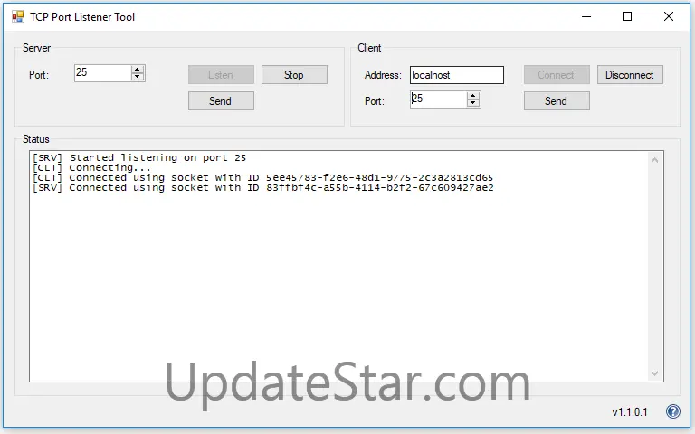 TCP Port Listener Tool 1.0.1