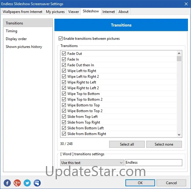Endless Slideshow Screensaver 1.20