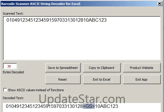IDAutomation Barcode Scanner Decoder