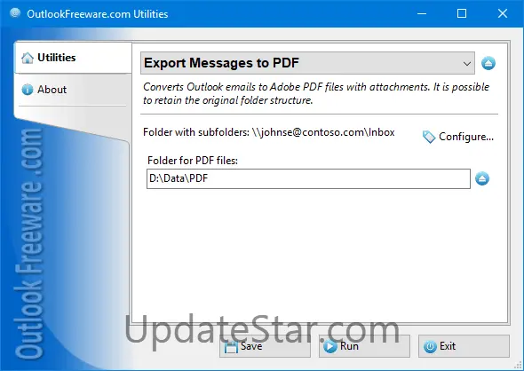 Export Messages to PDF for Outlook 4.11