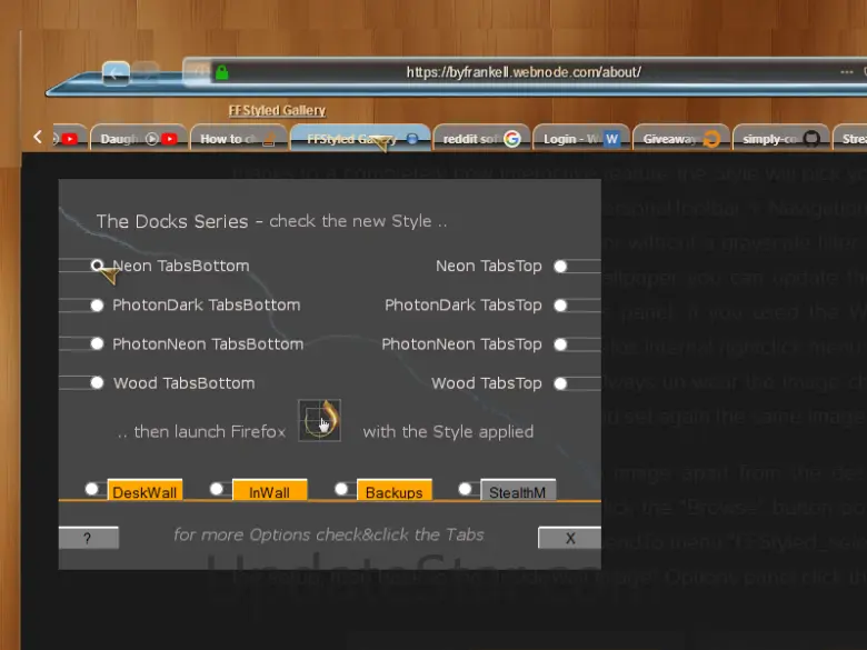 Dock Styles Series for Styled+ 2.0